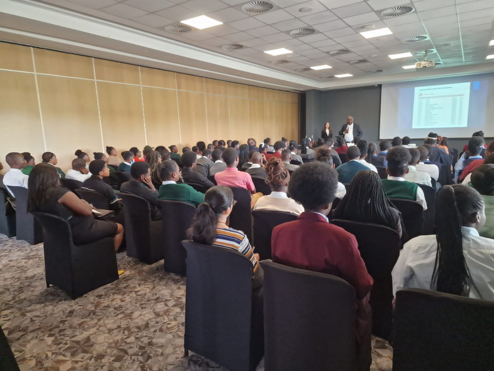 Penmal Connect presentation to students in Zambia